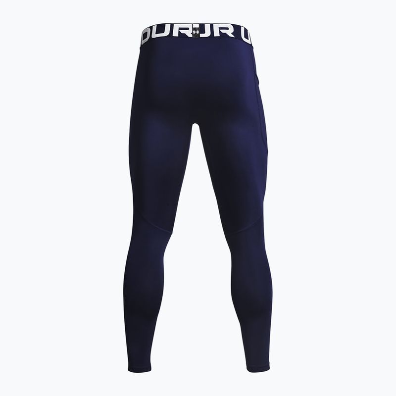 Legginsy męskie Under Armour Ua Cg Armour Novelty Compression Leggings midnight navy/white 2