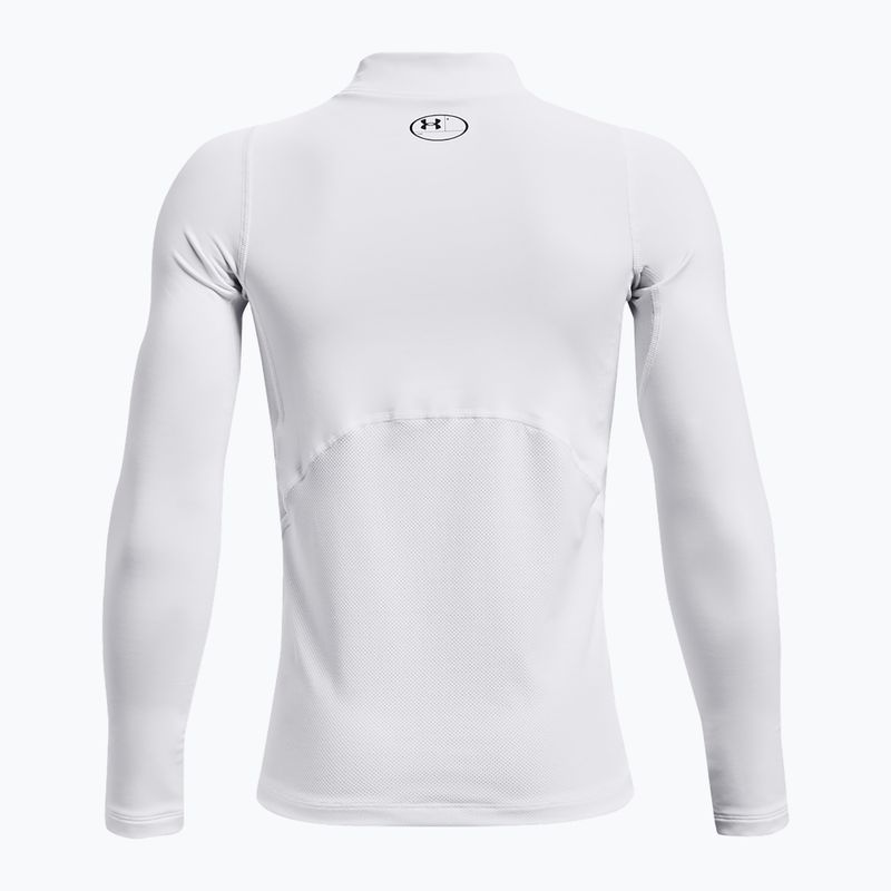 Longsleeve treningowy Under Armour Cg Armour Mock white/black 2