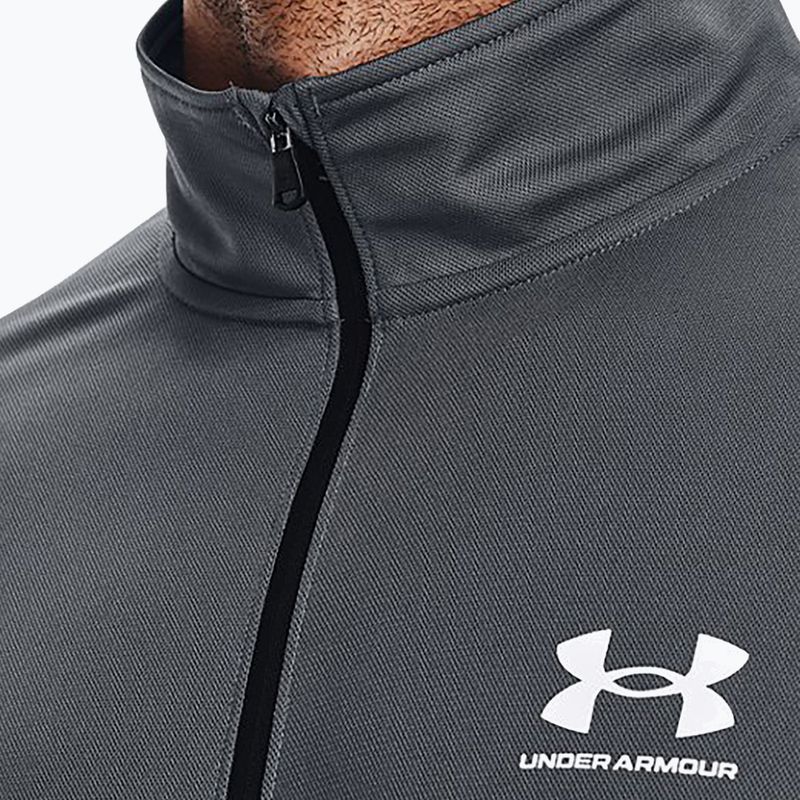 Bluza męska Under Armour UA Pique Track pitch gray/white 6