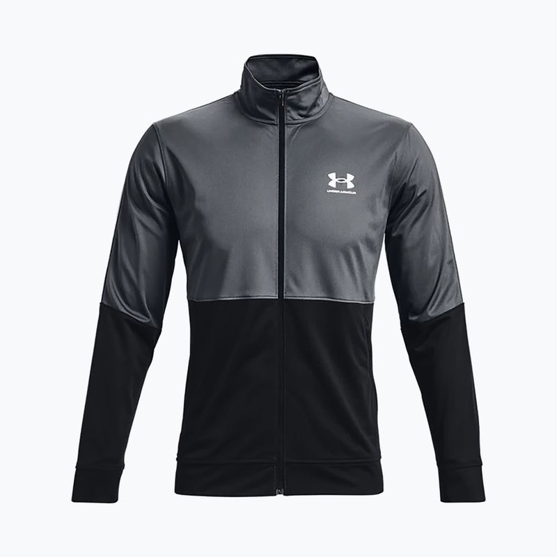Bluza męska Under Armour UA Pique Track pitch gray/white 4