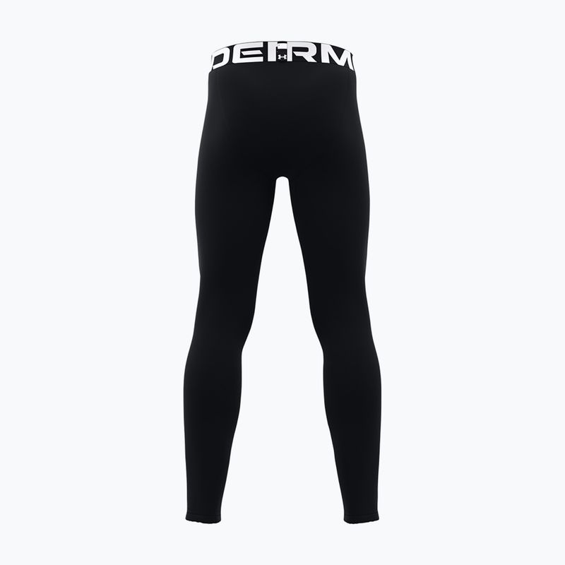 Legginsy dziecięce Under Armour Cg Armour Leggings black/white 2