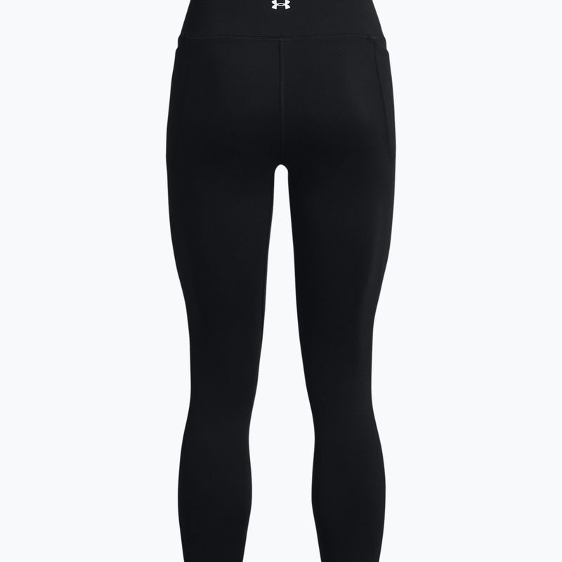 Legginsy damskie Under Armour Meridian Ankle black/metallic silver 5