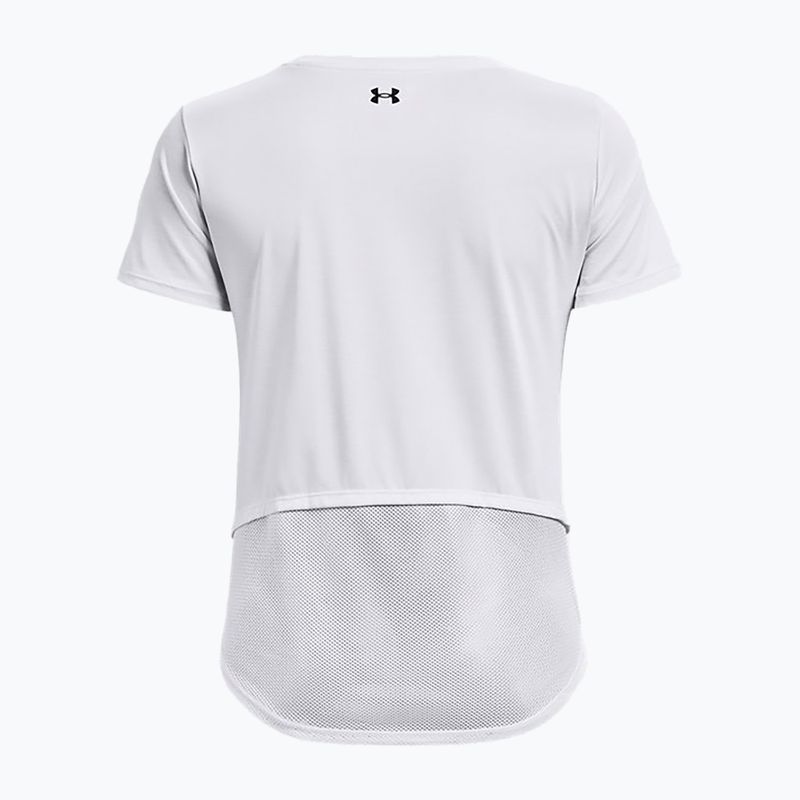 Koszulka treningowa damska Under Armour UA Tech Vent white/black 5