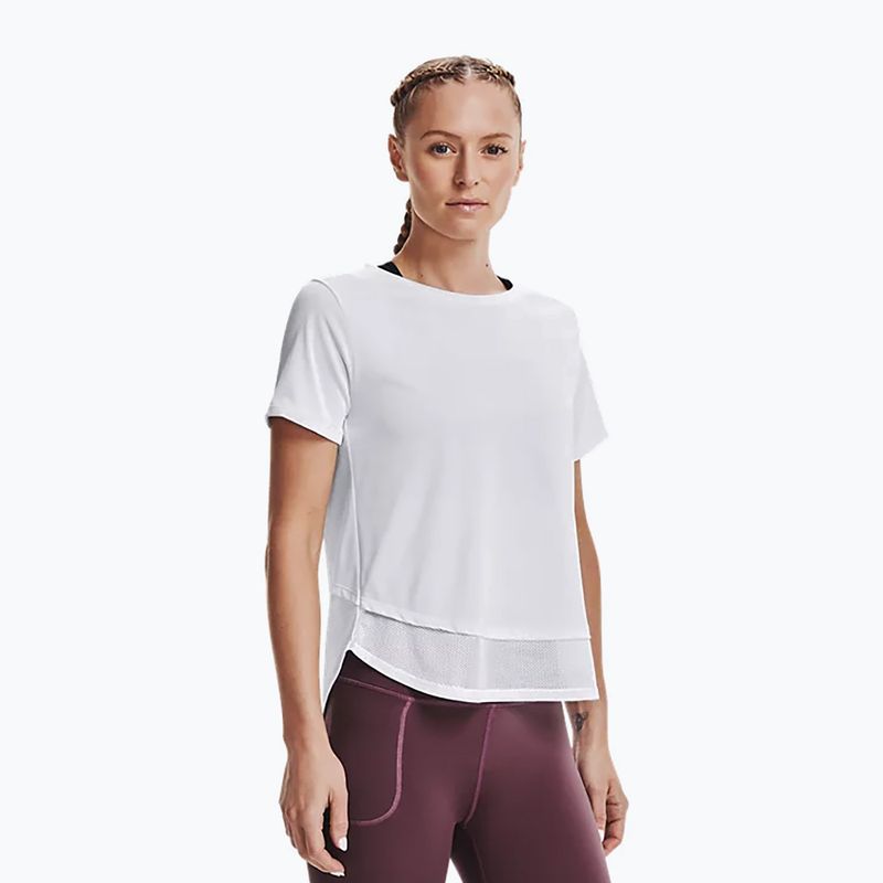 Koszulka treningowa damska Under Armour UA Tech Vent white/black