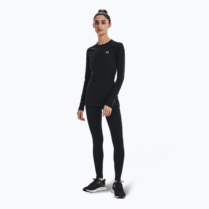 Longsleeve damski Under Armour Authentics CG Crew black/white 2