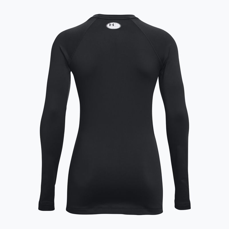 Longsleeve damski Under Armour Authentics CG Crew black/white 6