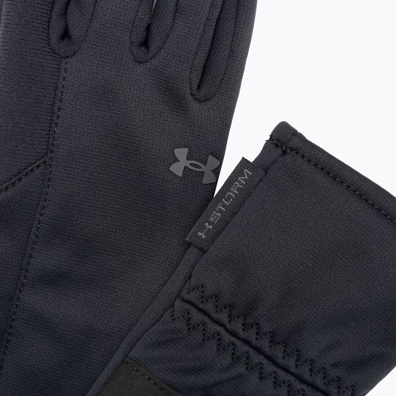 Rękawiczki trekkingowe damskie Under Armour Storm Fleece black/black/jet gray 4