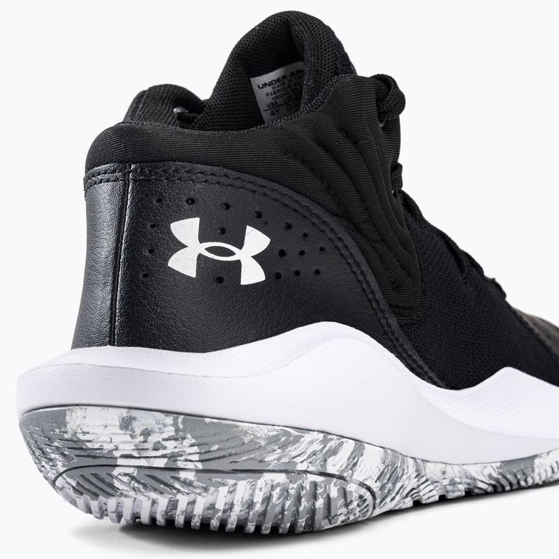 Buty do koszykówki dziecięce Under Armour GS Jet '21 black/white 8