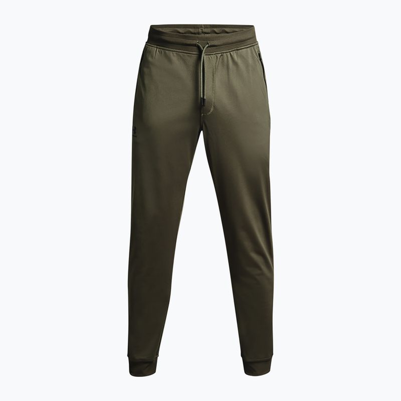 Spodnie męskie Under Armour Sportstyle Tricot Jogger marine od green/black 5