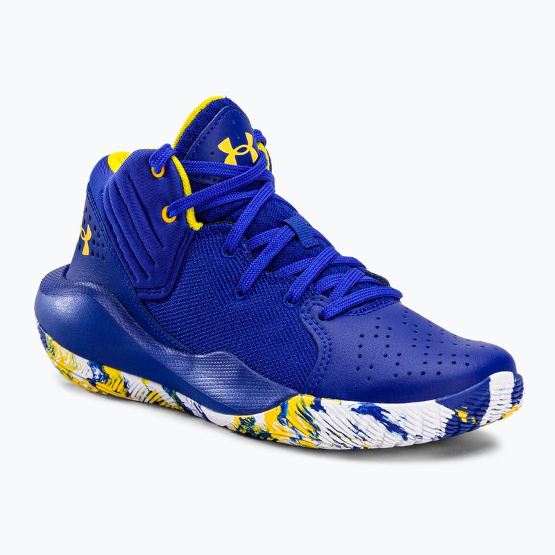Buty do koszykówki damskie Under Armour GS Jet '21 royal/white