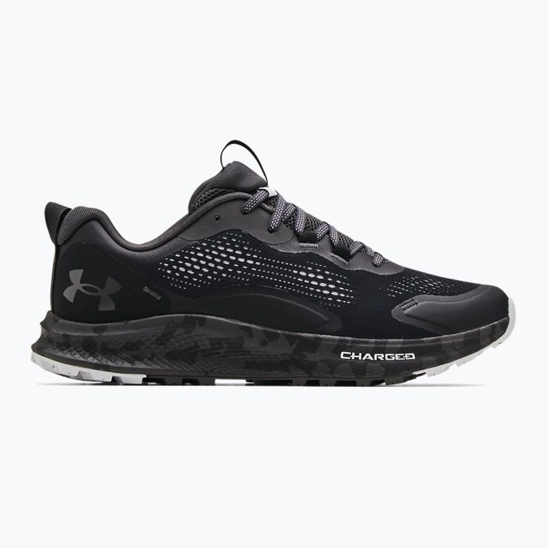 Buty do biegania męskie Under Armour Charged Bandit Trail 2 black/jet gray/jet gray 10