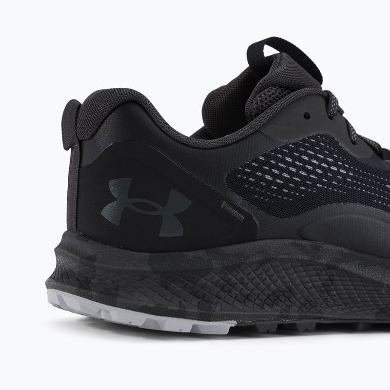 Buty do biegania męskie Under Armour Charged Bandit Trail 2 black/jet gray/jet gray 8
