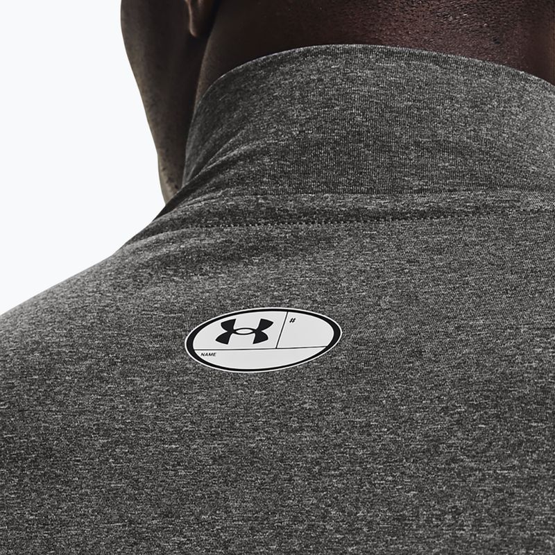 Longsleeve treningowy męski Under Armour HG Armour Comp Mock carbon heather/black 4