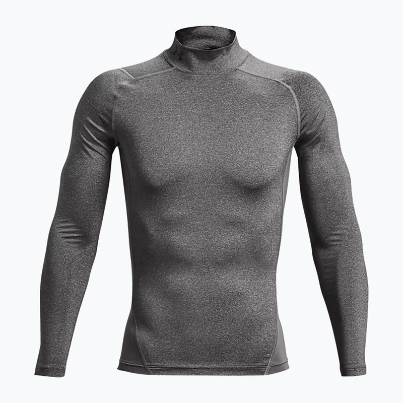 Longsleeve treningowy męski Under Armour HG Armour Comp Mock carbon heather/black 5