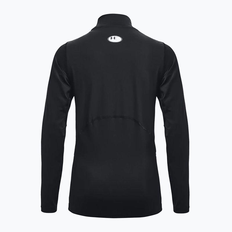 Longsleeve treningowy męski Under Armour HG Armour Comp Mock black/white 7