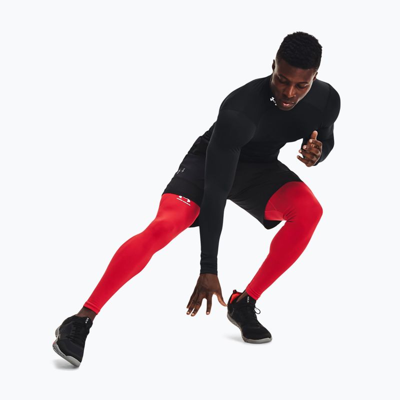 Legginsy męskie Under Armour UA Cg Armour Novelty Compression red/white 2