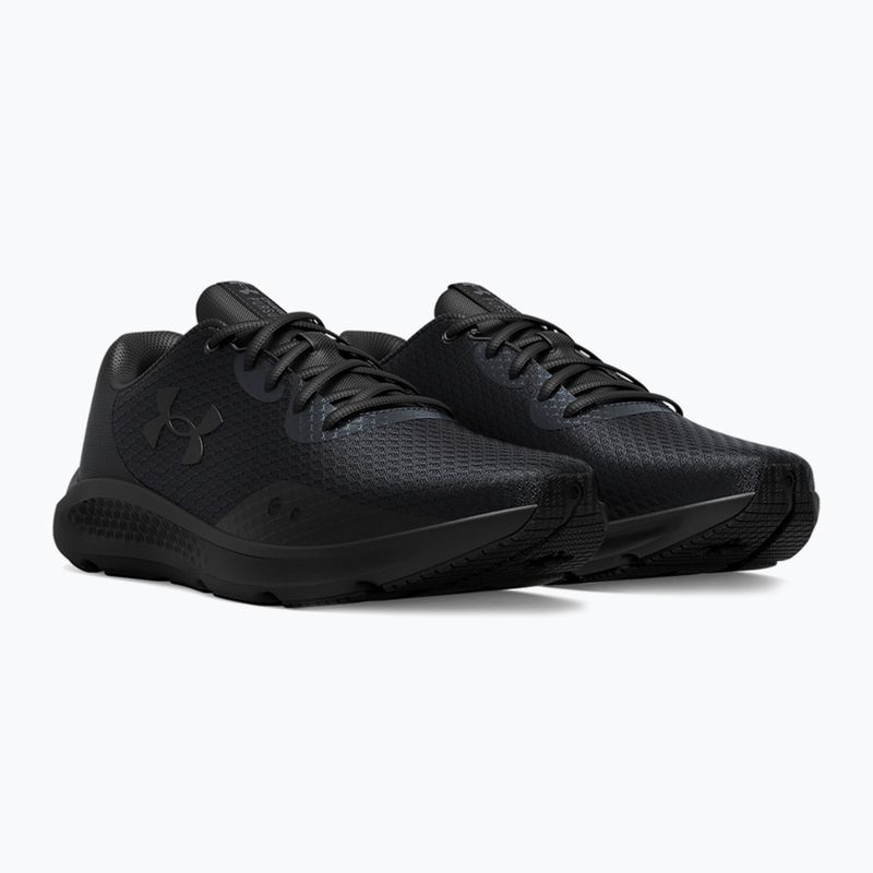 Buty do biegania męskie Under Armour Charged Pursuit 3 black/black/black 12