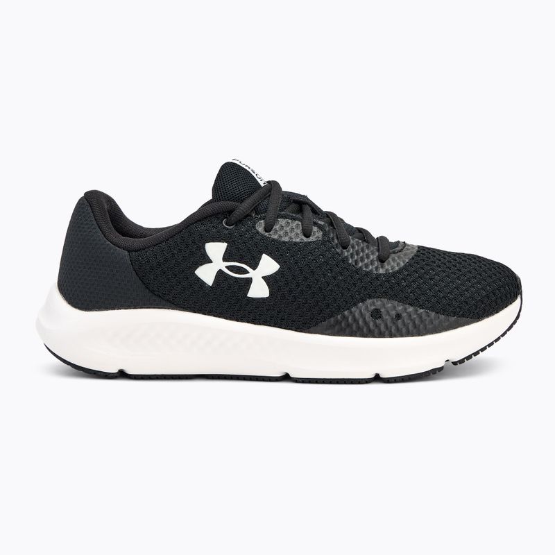 Buty do biegania damskie Under Armour Charged Pursuit 3 black/black/white 2