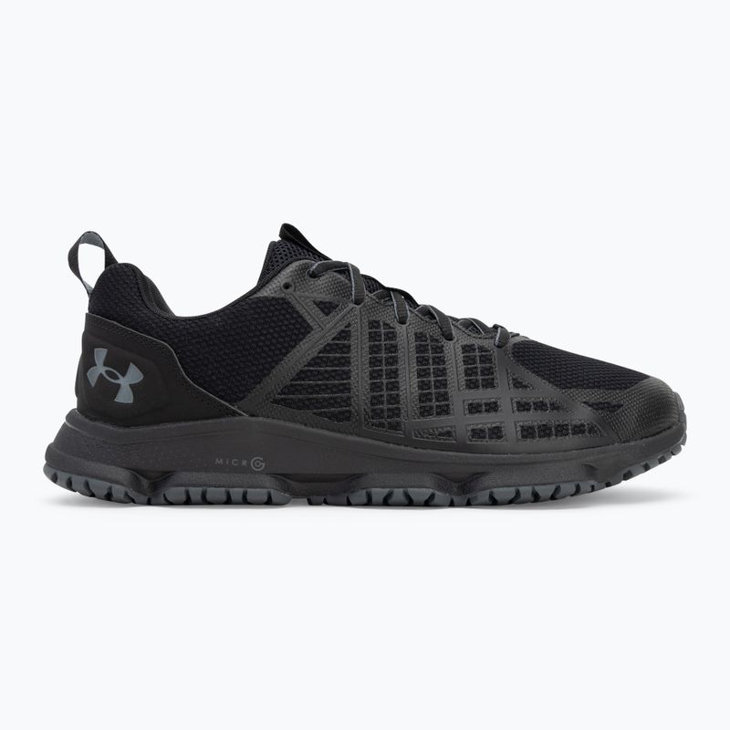 Buty męskie Under Armour MG Strikefast black/black/pitch gray 2