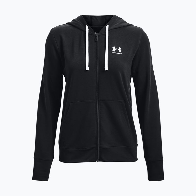 Bluza damska Under Armour Rival Terry FZ Hoodie black/white