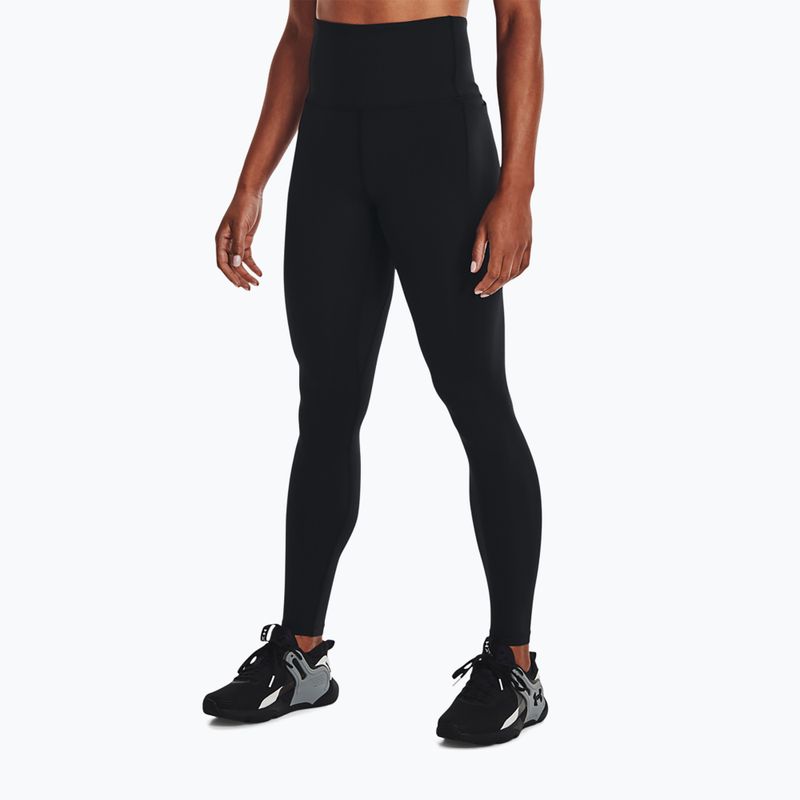 Legginsy treningowe damskie Under Armour Meridian Ultra High Rise black/metallic silver