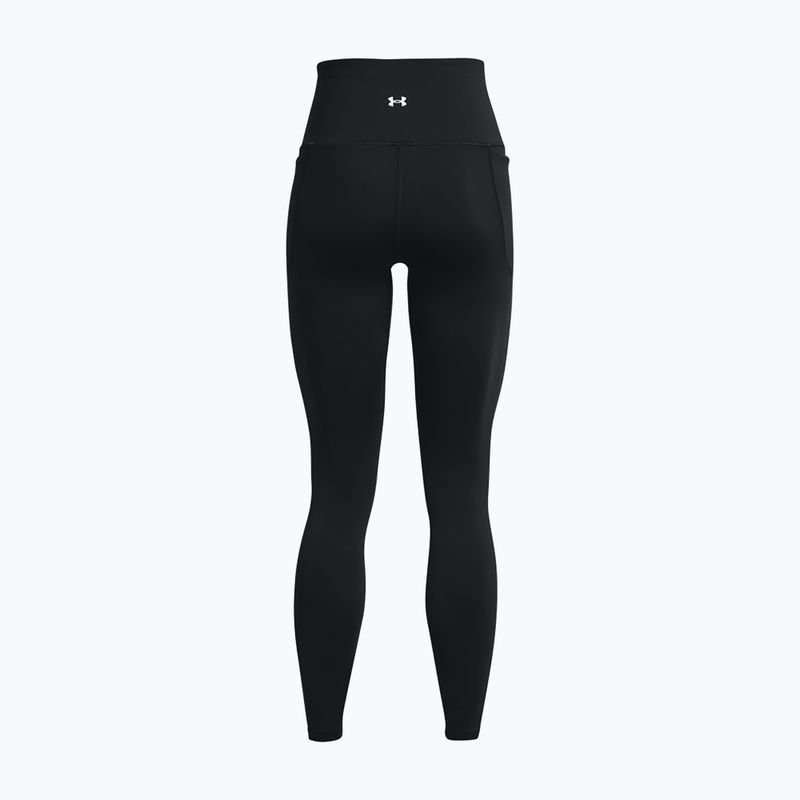 Legginsy treningowe damskie Under Armour Meridian Ultra High Rise black/metallic silver 6