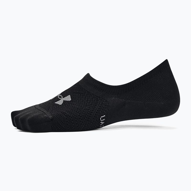 Skarpety damskie Under Armour Breathe Lite Ultra Low 3 pary black/black/pitch gray 3