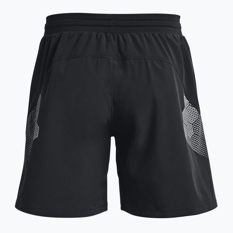 Spodenki treningowe męskie Under Armour UA Armourprint Woven black/halo gray 4