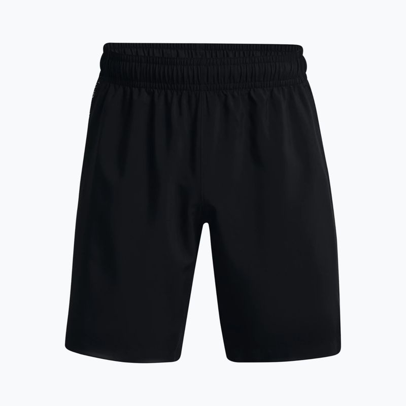 Spodenki treningowe męskie Under Armour Woven Graphic black/white 5