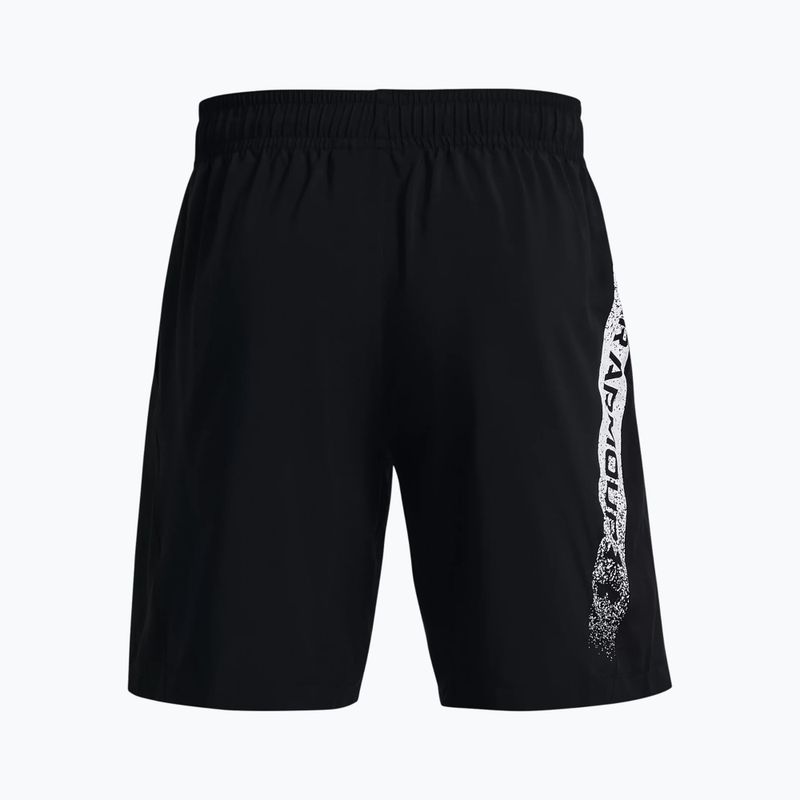 Spodenki treningowe męskie Under Armour Woven Graphic black/white 6