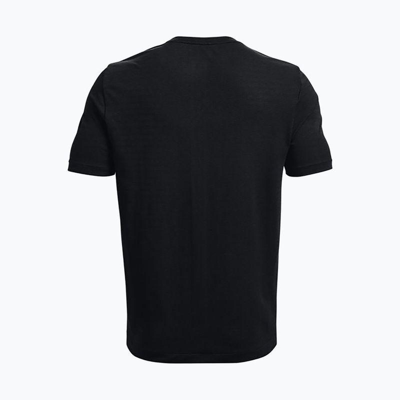 Koszulka treningowa męska Under Armour UA Rush Seamless Geosport black/black 2