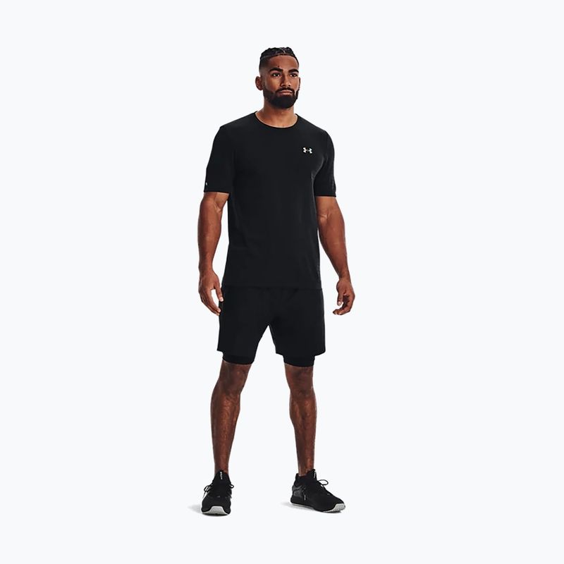 Koszulka treningowa męska Under Armour UA Rush Seamless Geosport black/black 5