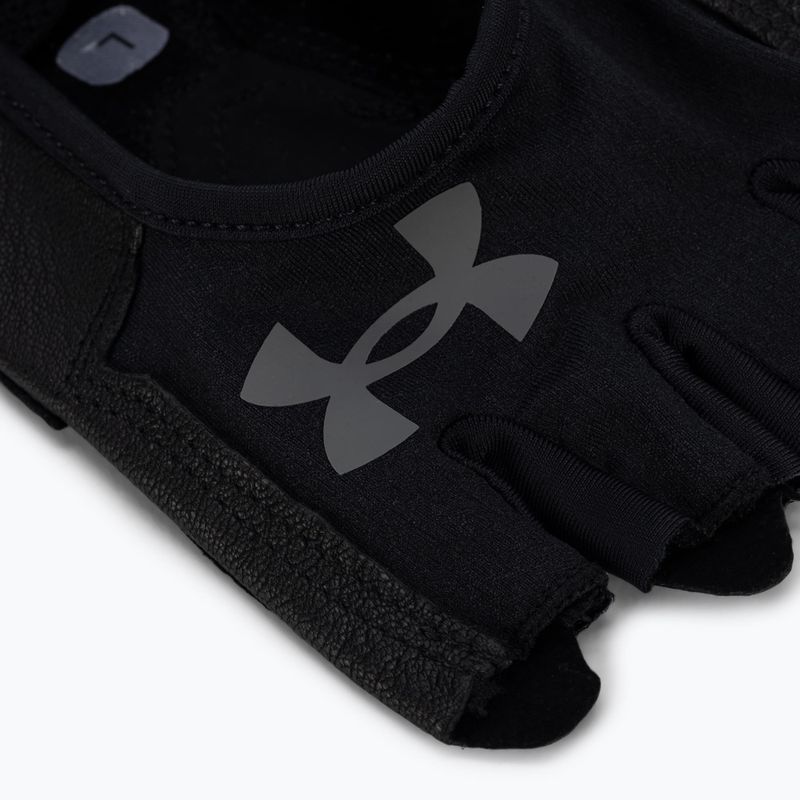 Rękawiczki treningowe męskie Under Armour M'S Weightlifting black/black/pitch gray 3