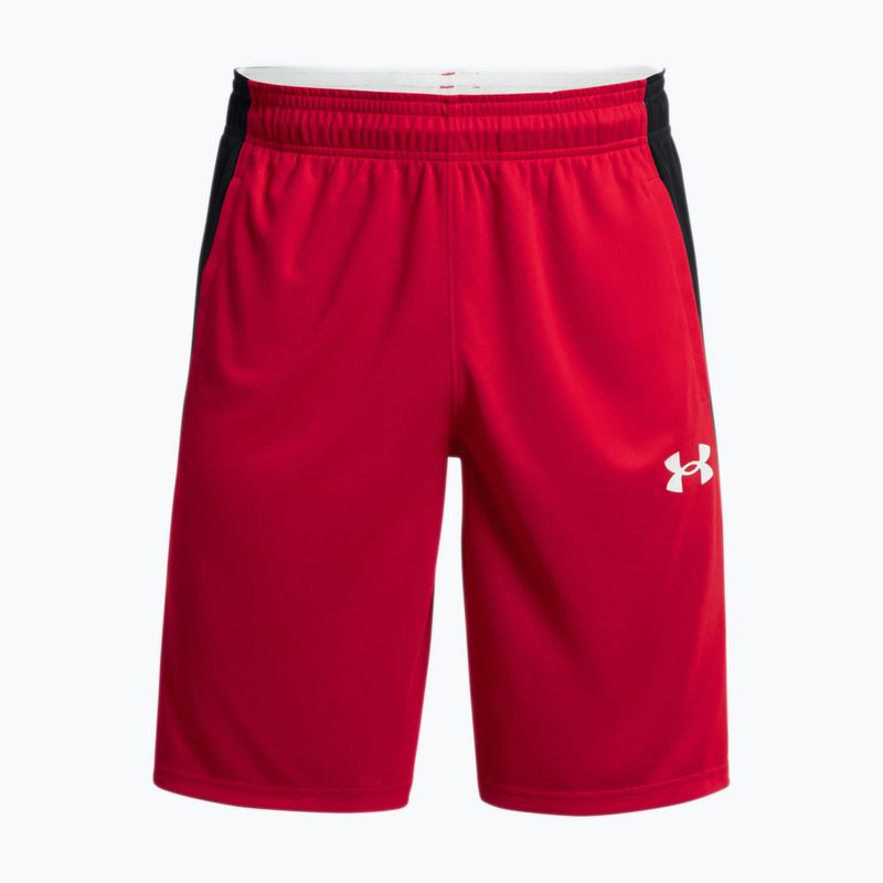 Spodenki koszykarskie męskie Under Armour Baseline 10In red/white 5