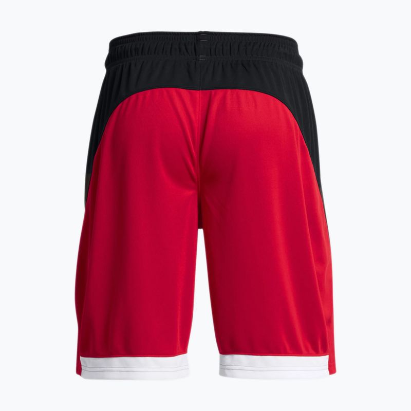 Spodenki koszykarskie męskie Under Armour Baseline 10In red/white 6