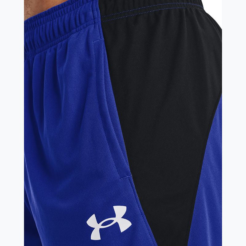 Spodenki koszykarskie męskie Under Armour Baseline 10In royal/white 4