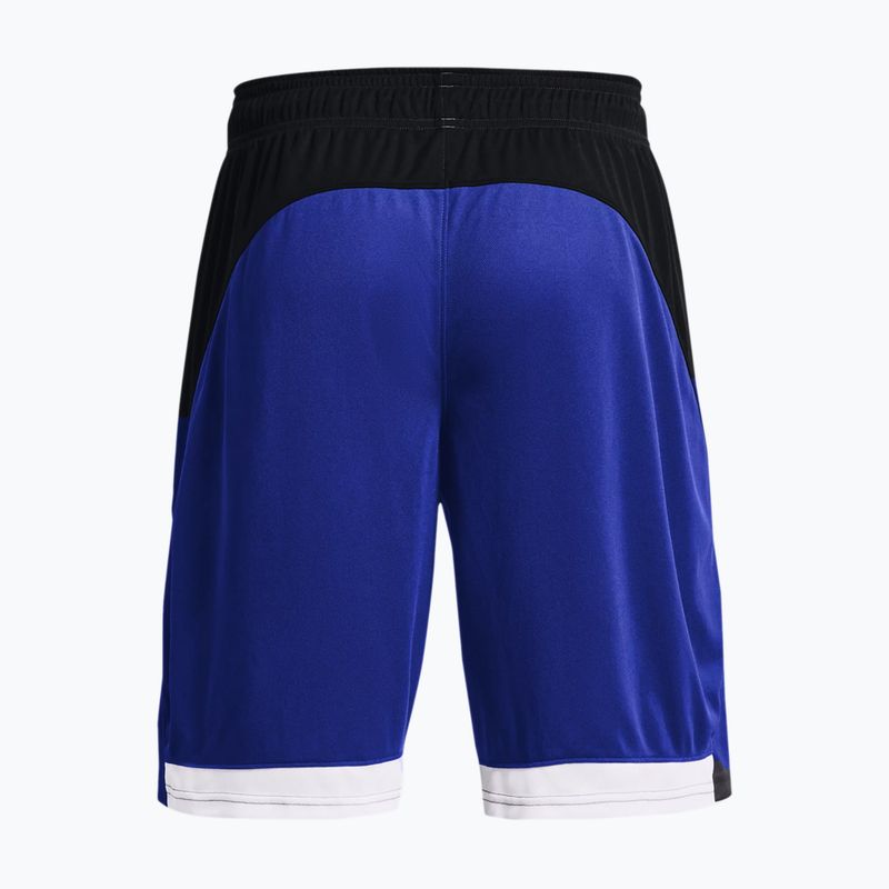 Spodenki koszykarskie męskie Under Armour Baseline 10In royal/white 6