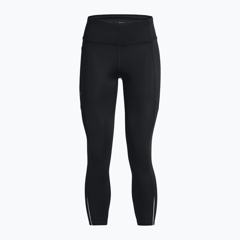 Legginsy do biegania damskie Under Armour Launch Ankle black/black/reflective 5