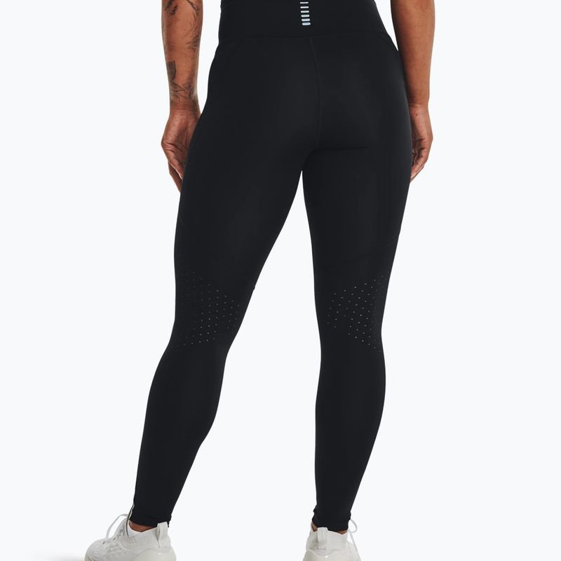 Legginsy do biegania damskie Under Armour Fly Fast 3.0 Tight black/black/reflective 2