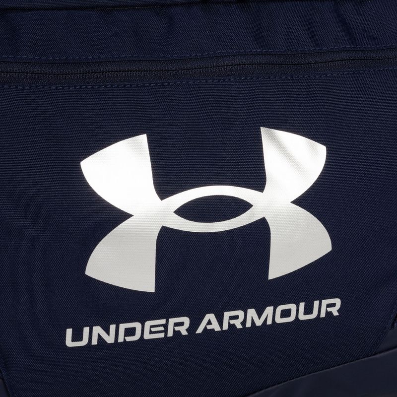 Torba Under Armour Undeniable 5.0 Duffle M 58 l midnight navy/midnight navy/metallic silver 3