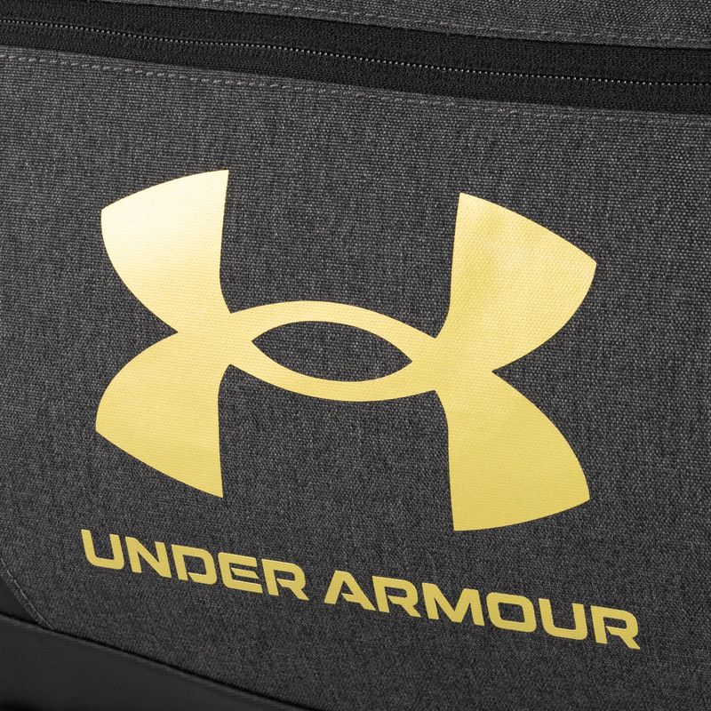 Torba Under Armour Undeniable 5.0 Duffle S 40 l black medium heather/black/metallic gold 3