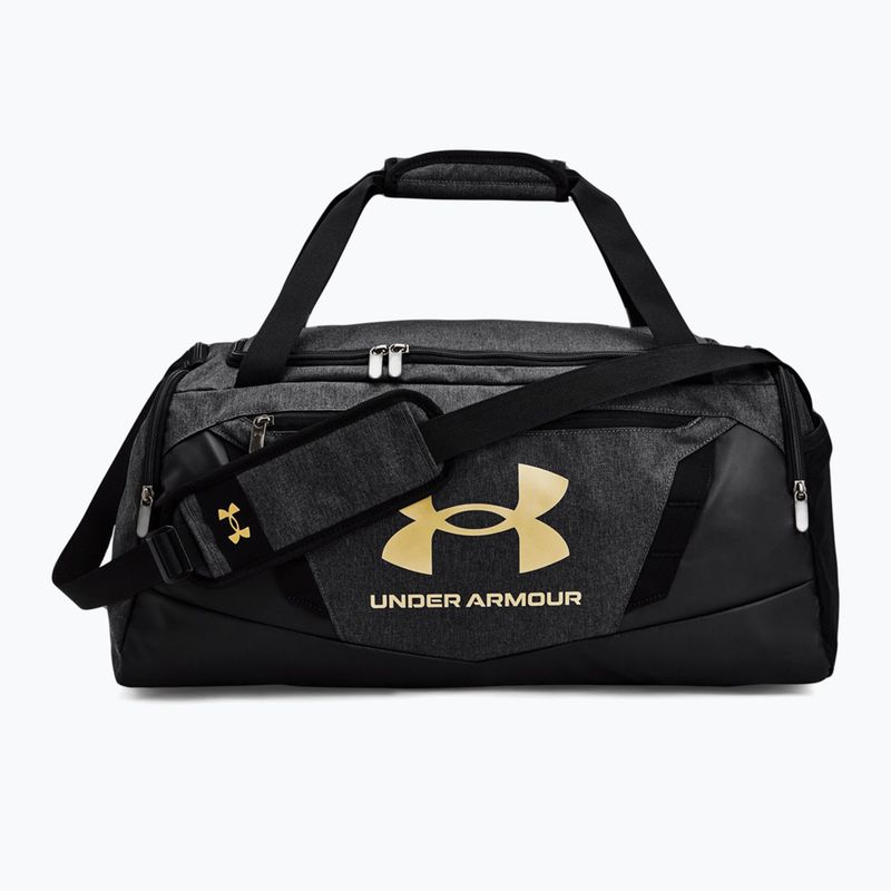 Torba Under Armour Undeniable 5.0 Duffle S 40 l black medium heather/black/metallic gold 7