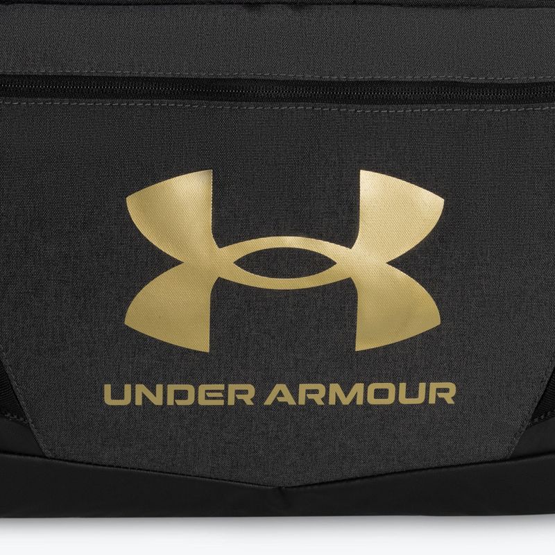 Torba Under Armour Undeniable 5.0 Duffle M 58 l black medium heather/black/metallic gold 3