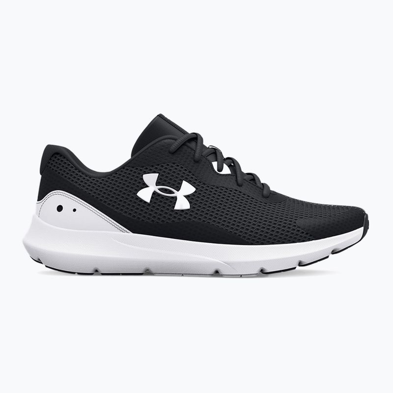 Buty do biegania męskie Under Armour Surge 3 black/white/white 10
