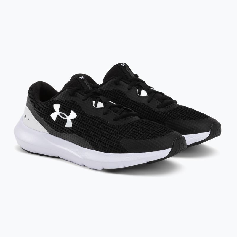 Buty do biegania męskie Under Armour Surge 3 black/white/white 4