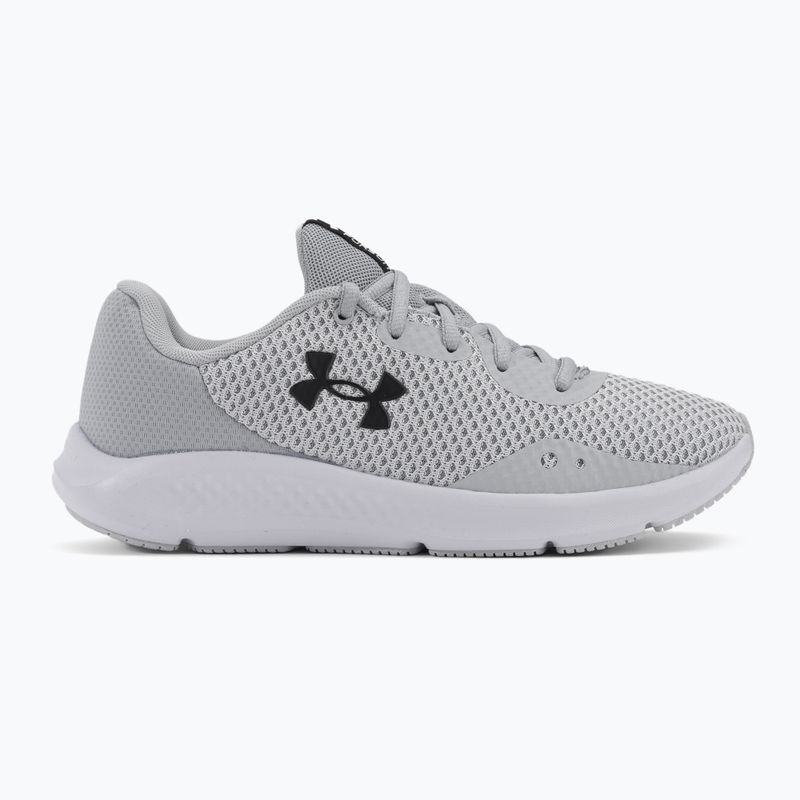 Buty do biegania damskie Under Armour Charged Pursuit 3 halo gray/mod gray/black 2