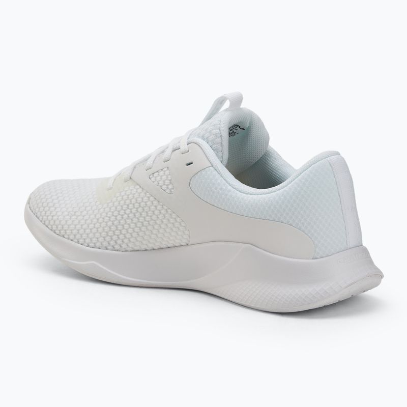 Buty treningowe damskie Under Armour W Charged Aurora 2 white/white/metallic warm silver 3