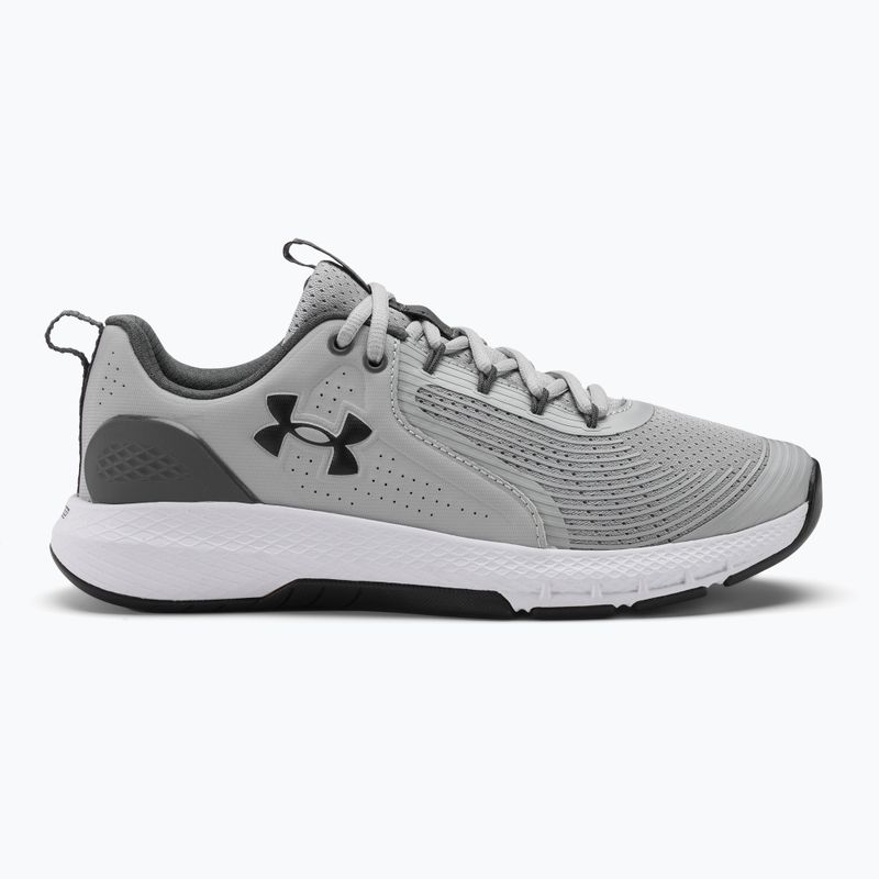 Buty treningowe męskie Under Armour Charged Commit Tr 3 mod gray/pitch gray/black 2