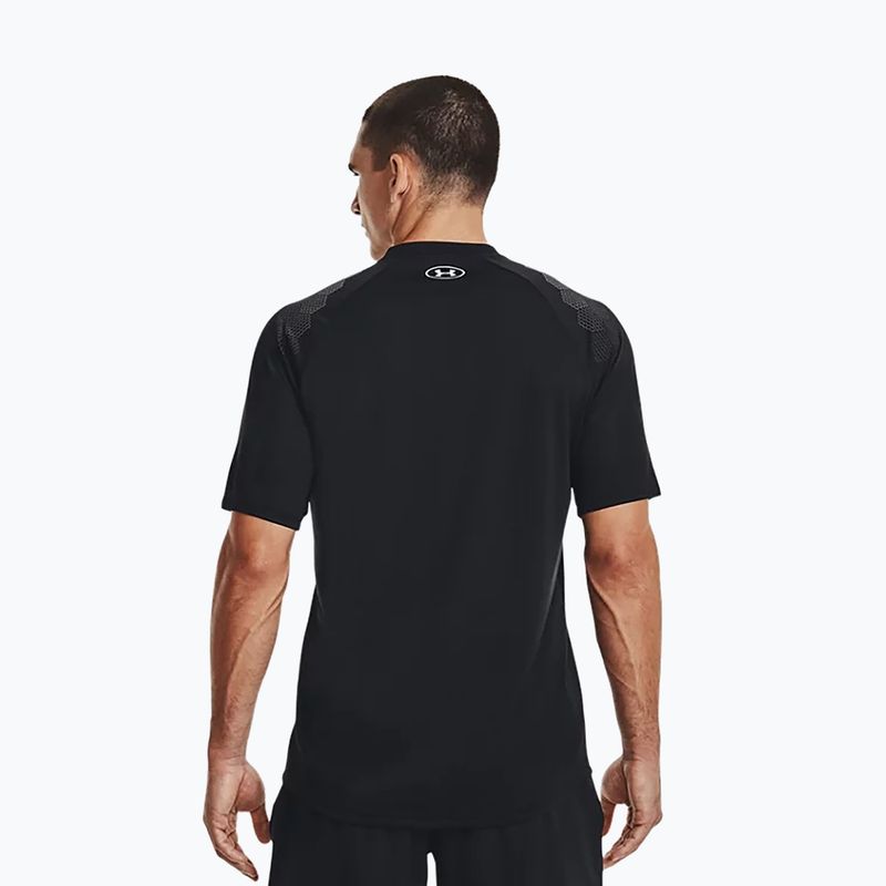 Koszulka treningowa męska Under Armour UA Armourprint black/halo gray 4