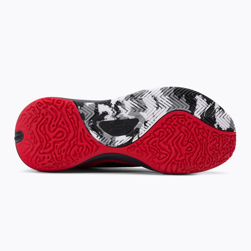 Buty do koszykówki męskie Under Armour Lockdown 6 red/black/white 5